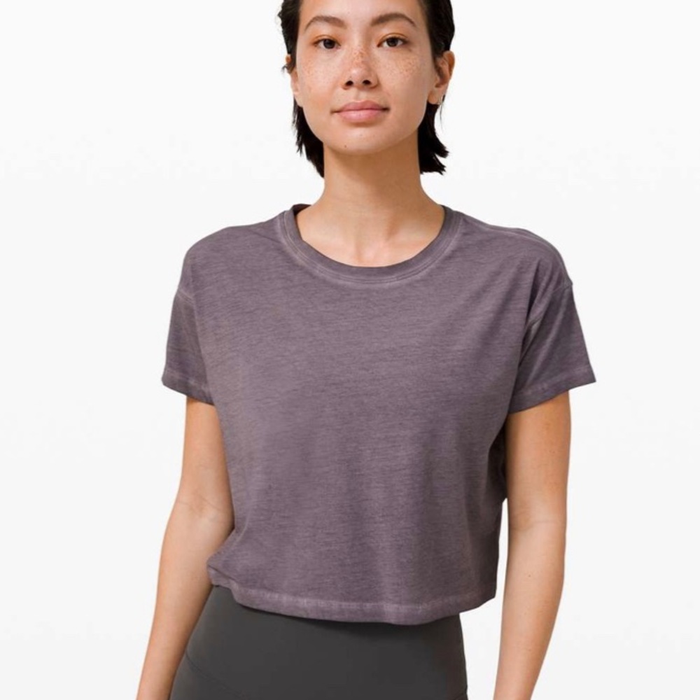 Lululemon Cates Tee *Fade in Washed Lunar Rock ✨Rare Color✨